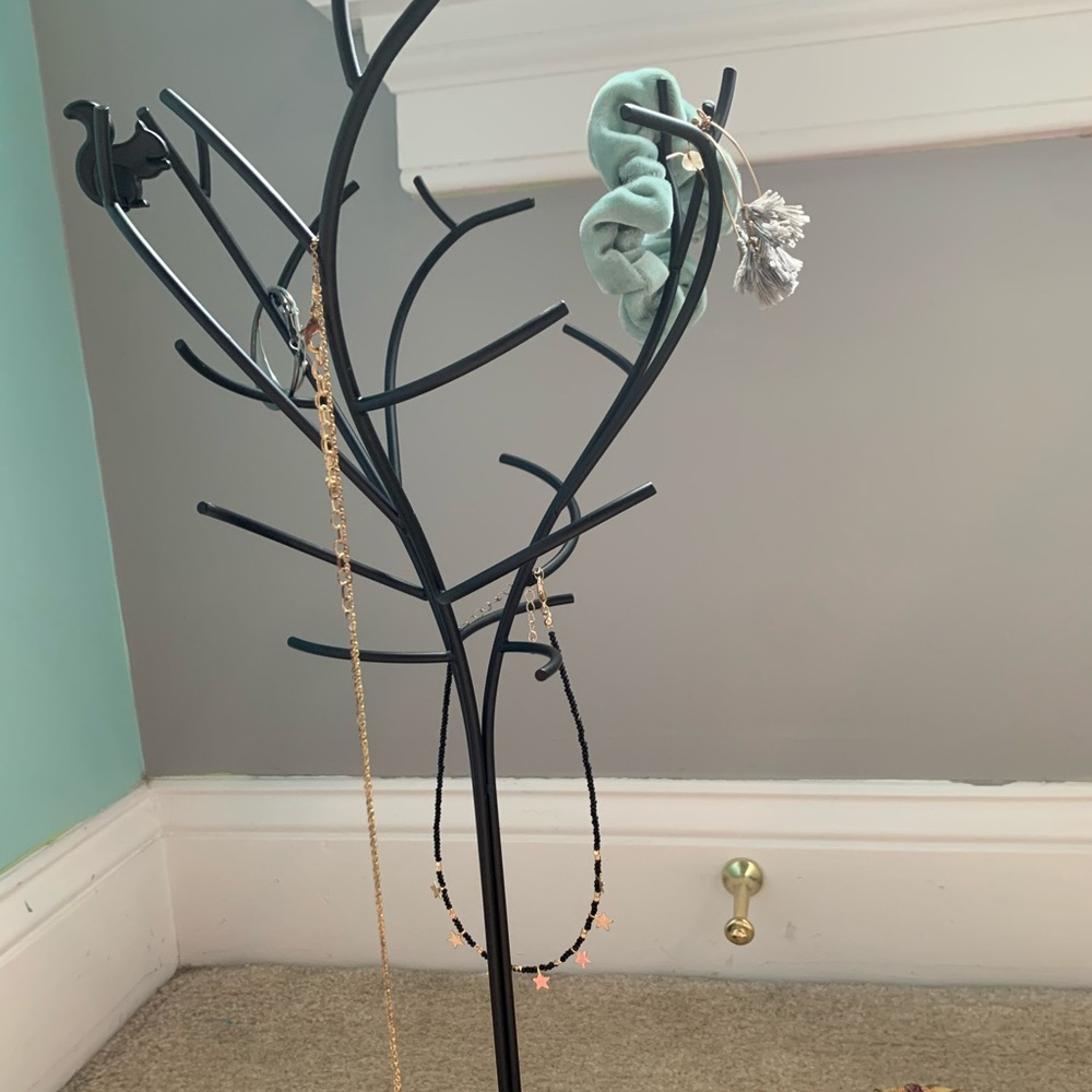 Black Jewelry Tree for Earrings, Rings, Necklaces